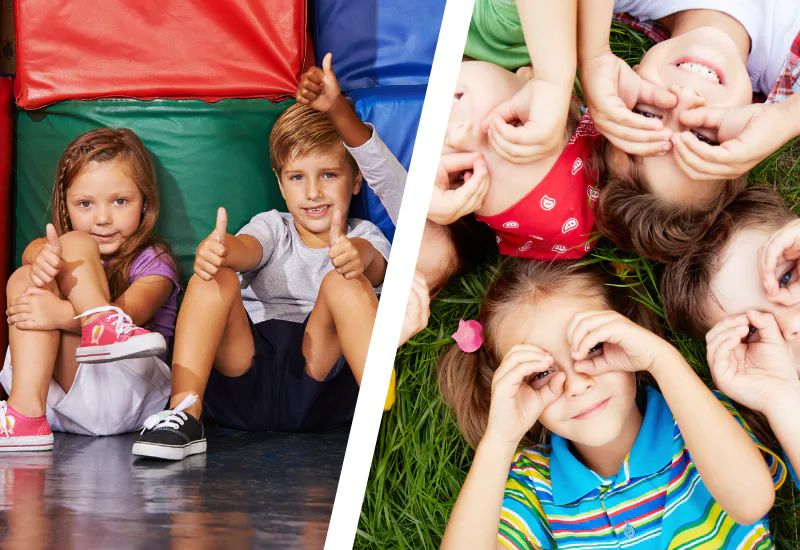 Niños en el curso Disciplina positiva y educación emocional