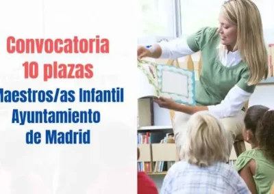 Convocatoria. Maestras INFANTIL. AYUNTAMIENTO